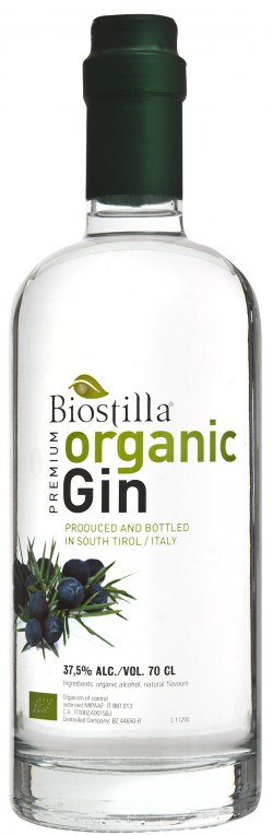 fles Biostilla premium Organic Gin 