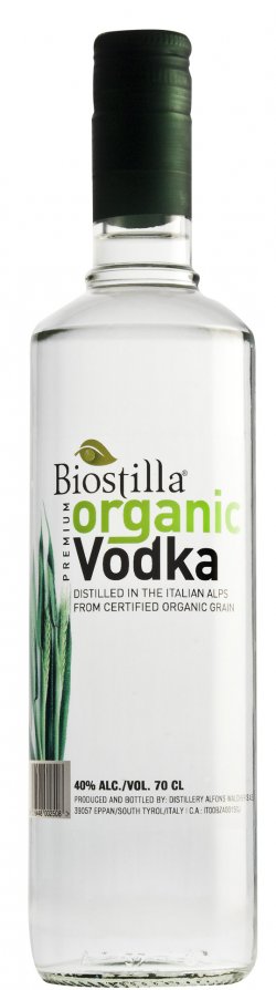 fles Biostilla premium organic vodka 